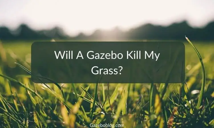 Will A Gazebo Kill My Grass?